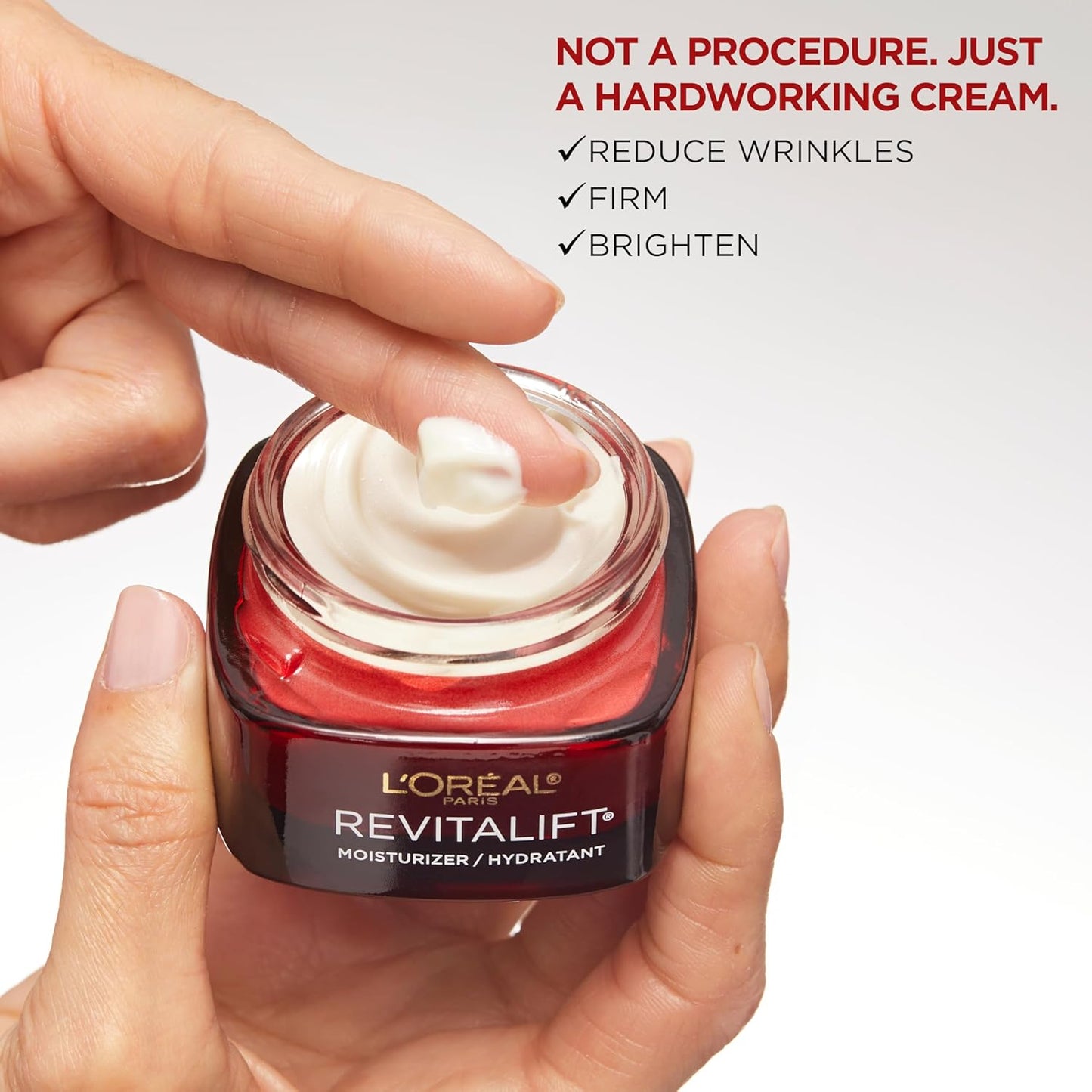 Anti-Aging Face Cream with Retinol, Vitamin C & Hyaluronic Acid β Wrinkle Repair Moisturizer for Mature Skin π§β¨ | Revitalift Triple Power Lifting Cream, 1.7 Oz