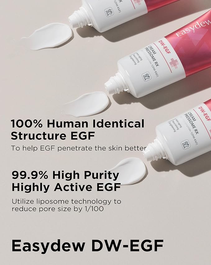 Easydew DW-EGF Pressome Cream(50ml).Anti-Aging Moisturizer with DW-EGF, Hyaluronic acid, Collagen, Elastin, ceramide, K beauty, Korea skincare