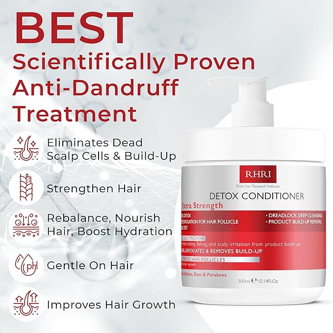 Detox Conditioner β Deep Cleansing Hair Conditioner for Damaged Dry Hair | Heavy Metal Detox & Build-Up Removal | Nourishing Scalp Care, Sulfate-Free Formula β 300ml