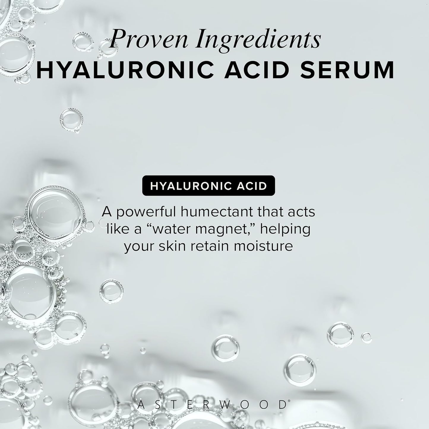 Hyaluronic Acid Serum for Face – Anti-Aging, Hydrating & Plumping Facial Serum for Dry, Sensitive & Mature Skin | Fragrance-Free, Non-Greasy | 8 Fl Oz