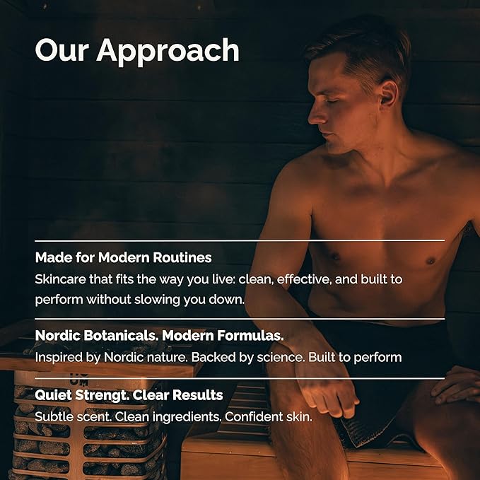 Nordisk Element Men Body Wash with Nourishing, Natural Ingredients | Gently Cleanses & Hydrates the skin | Paraben and Phthalate Free | Ginger & Cardamom |16.5 Fl Oz