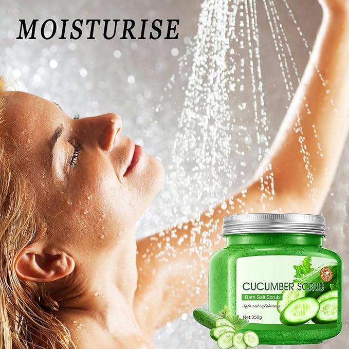 Premium Body Scrub to Exfoliate & Moisturize Skin,Deep Cleansing Body Exfoliator Scrub for Men & Women,Long Lasting Hydrating Smooth exfoliating Body Salt Scrub for All Skin Types L