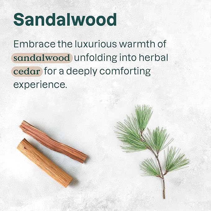 ATTITUDE Body Soap Bar, Natural Origin, Protects and Softens Dry Skin, Watercress, Indian Cress & Olive Oil, Made in Canada, EWG Verified & Vegan, Sandalwood, 4 Oz (Pack of 6)