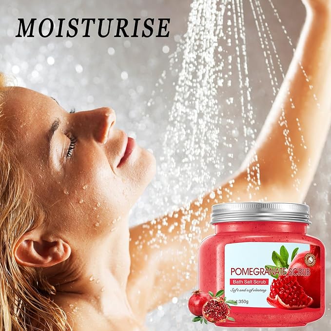 Premium Body Scrub to Exfoliate & Moisturize Skin,Deep Cleansing Body Exfoliator Scrub for Men & Women,Long Lasting Hydrating Smooth exfoliating Body Salt Scrub for All Skin Types O
