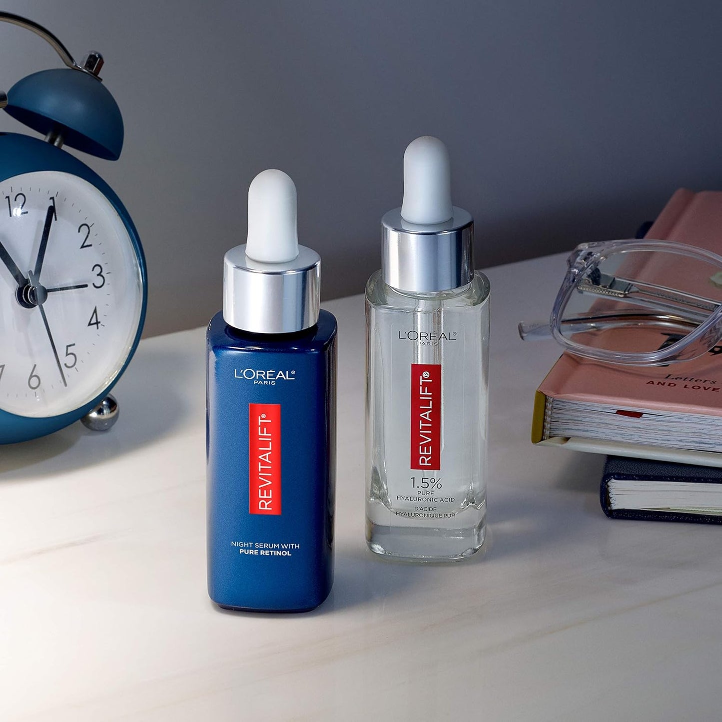 Revitalift Hyaluronic Acid & Retinol Night Serum Kit – 2-Piece Set ✨💧
