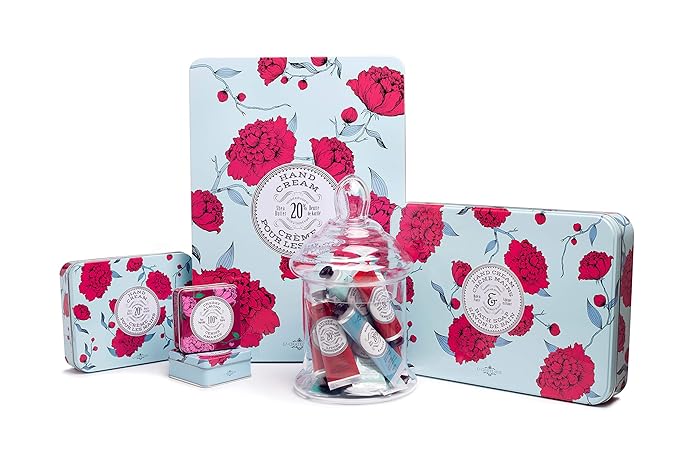La Chatelaine Deluxe Hand Cream Gift Set Tin | Mothers Day Gift Ideas | Mom Gifts | Oprah's Favorite Things | 20% Organic Shea Butter Formula | Made in France | Natural and Organic Lotion (12 x 1 oz)