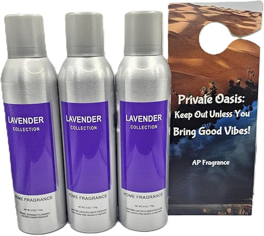 AP Fragrance Belfair Oaks Room Fragrance Air Freshener Spray - Concentrated Lavender Odor Neutralizer - 3 Pack