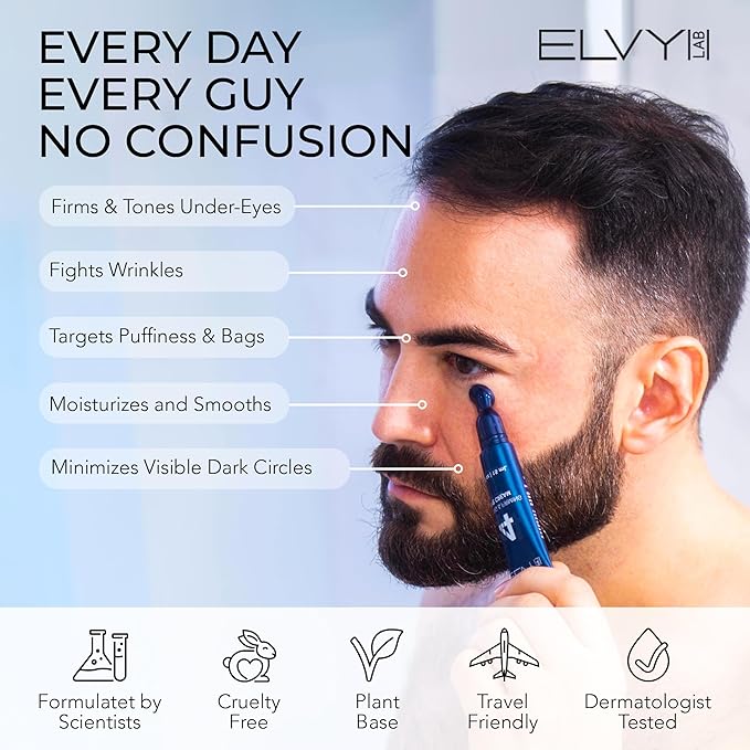 Under Eye Cream For Men & Women | Targets Wrinkles, Puffiness & Eyebags | Dermatologist-Developed | Vegan & Cruelty-Free | Made In USA | Day and Night Use | All Skin Type