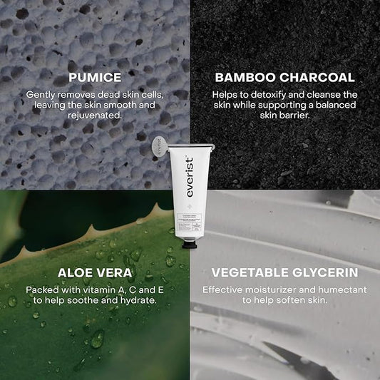 The Exfoliating Body Ritual Set, 3.4 fl. oz Exfoliating Body Wash Concentrate, 6.09 fl. oz Body Oil Spritz & Konjac Sponge in Jute Travel Bag, Cleansing & Hydrating For All Skin Types