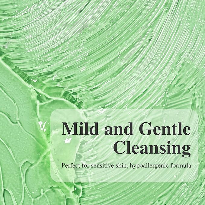 Madeca DERMA Botanic Cleansing Gel – pH Balancing Cleanser with Centella Asiatica & Tea Tree, Korean Skincare, Soothing & Calming with Natural, Hypoallergenic Ingredients (8.3 fl oz)