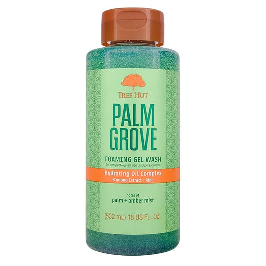 Tree Hut Tropic Palm Grove Wash, Gently Cleanses and Leaves Skin Looking Fresh and Radiant, Body Wash, 18 fl oz