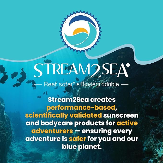STREAM 2 SEA SPF 20 Tinted Sunscreen Biodegradable and Reef Safe, 1 Fl oz Travel Size Pack of 3, Paraben Free Non Greasy and Moisturizing Mineral Sunscreen For Face and Body Against UVA and UVB