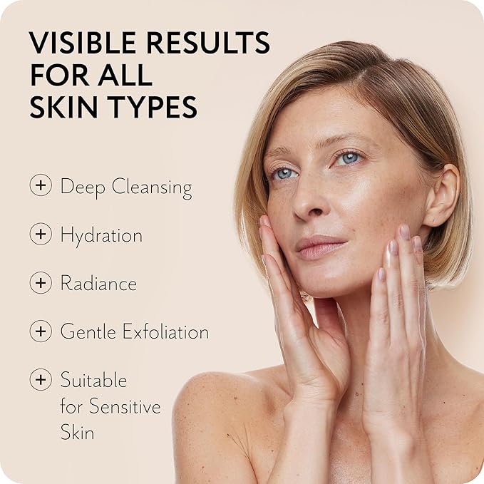 THE ACT 5-Step Face Care Set β Gift Set for Her Women Mom Wife Girlfriend β Micellar Water Cleansing Oil Face Scrub Day Cream Overnight Cream β Luxury Beauty Set - Birthday, Christmas , Vegan