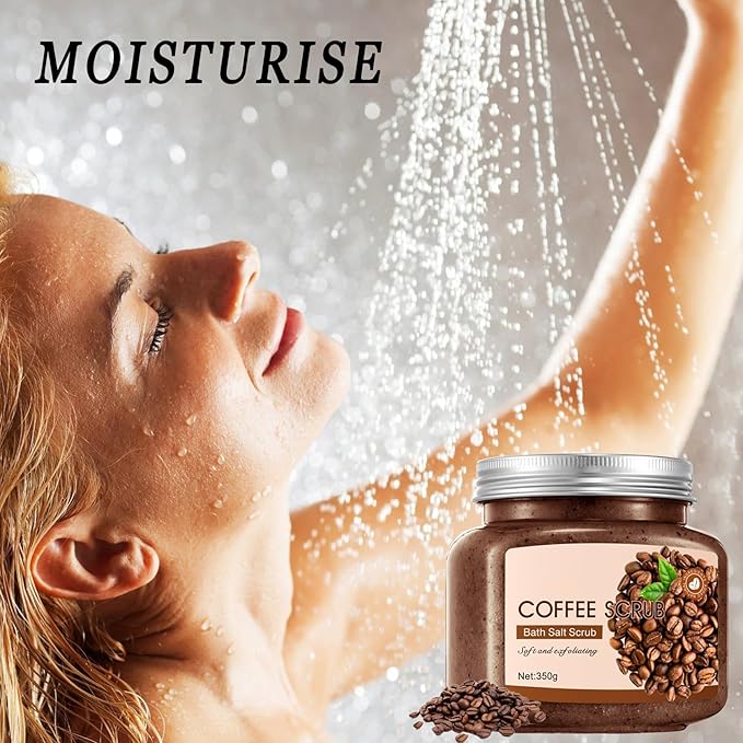 Premium Body Scrub to Exfoliate & Moisturize Skin,Deep Cleansing Body Exfoliator Scrub for Men & Women,Long Lasting Hydrating Smooth exfoliating Body Salt Scrub for All Skin Types M