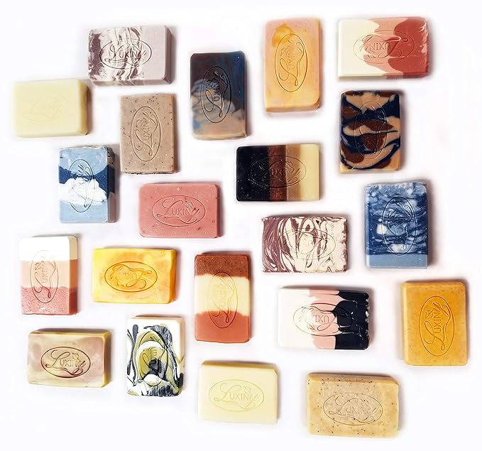 Natural Soap Bar Luxiny Cedarwood & Clove Handmade Body Soap and Bath Soap Bar is Palm Oil Free, Moisturizing Vegan Castile Soap with Essential Oil for All Skin Types Including Sensitive Skin (Single)