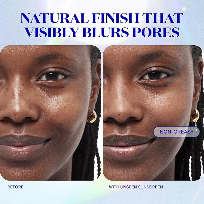 Supergoop! Unseen Sunscreen SPF 50 Invisible Sun Protection for Face - Broad Spectrum Face Sunscreen + Makeup-Gripping Primer - Weightless, Scentless, Oil Free - For All Skin Types - 0.68 fl oz