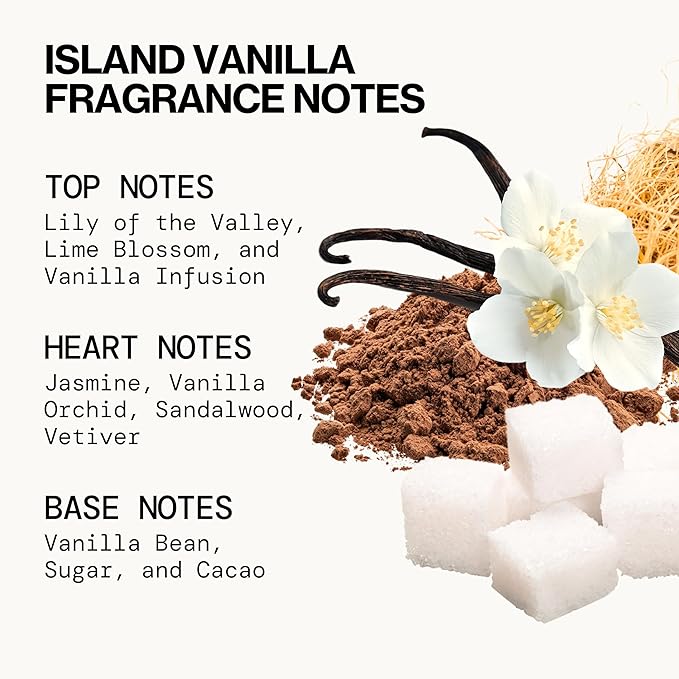 Pacifica Beauty Mini Fragrance Sampler, 3 Island Vanilla Scents - Hair Perfume & Body Spray Gift Set, Vegan & Cruelty Free