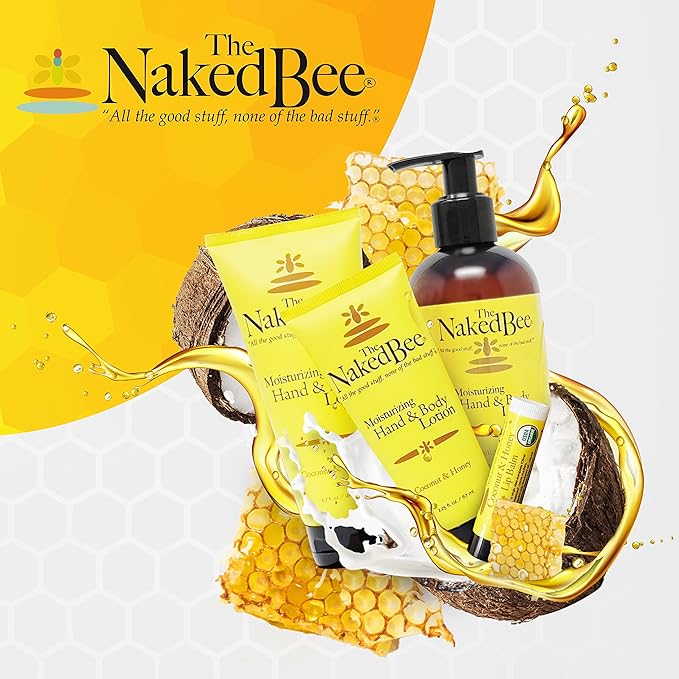The Naked Bee Oatmeal & Honey Triple Milled Soap, 5 Ounce, 6 Pack, Orange Blossom Honey