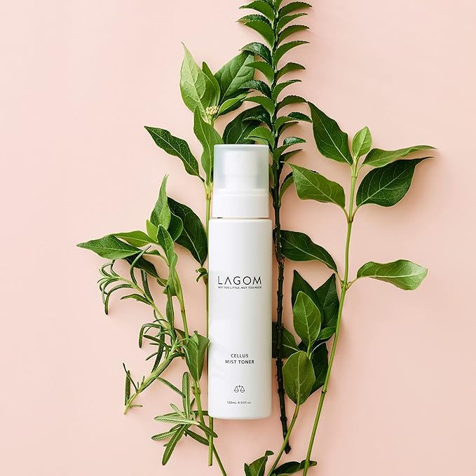 LAGOM Cellus Mist Toner, Face Moisturizer, Skin Barrier Strenghtening Hydration Spray, pH Protection, Alcohol-Free, Zero-Irritation for Sensitive Skin 4.05 Fl Oz
