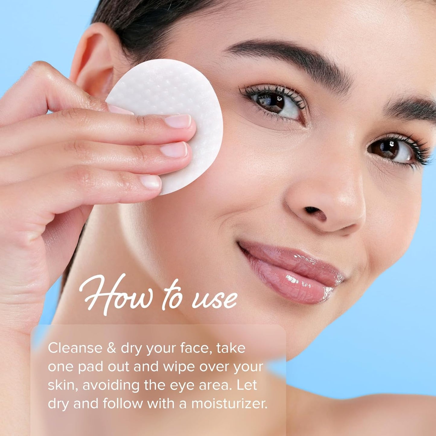 Glycolic Acid Polishes - Toner Pads for Face Cleansing - Tea Tree Oil, Salicylic Acid & Vitamins E, B3, B5 - Facial Peel & Radiance Deep Cleaning Effect - 50 Count