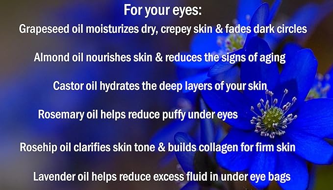 Anti-Aging Face Cream & Anti-Wrinkle Under Eye Serum Mini Skin Care Set - Natural Hydrating Face Cream, Eye Serum for Normal/Dry Skin - Reduce Fine Lines, Firm Skin - 1.5 Oz/.5 Oz