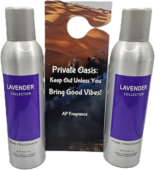 AP Fragrance Belfair Oaks Room Fragrance Air Freshener Spray - Concentrated Lavender Odor Neutralizer - 2 Pack