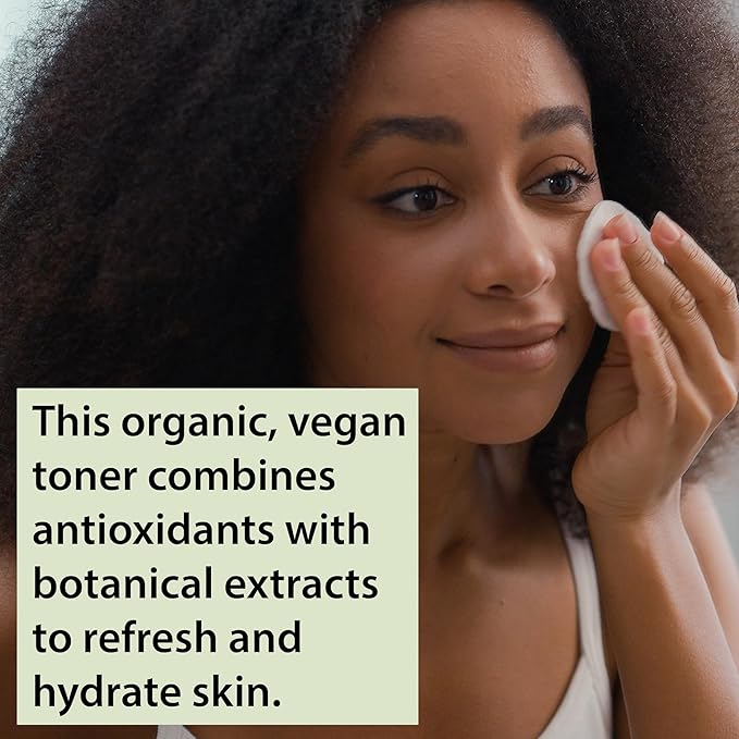 Vitamin C + Resveratrol Facial Toner - USDA Certified Organic Refreshing Spray for Face - 3.4 fl oz