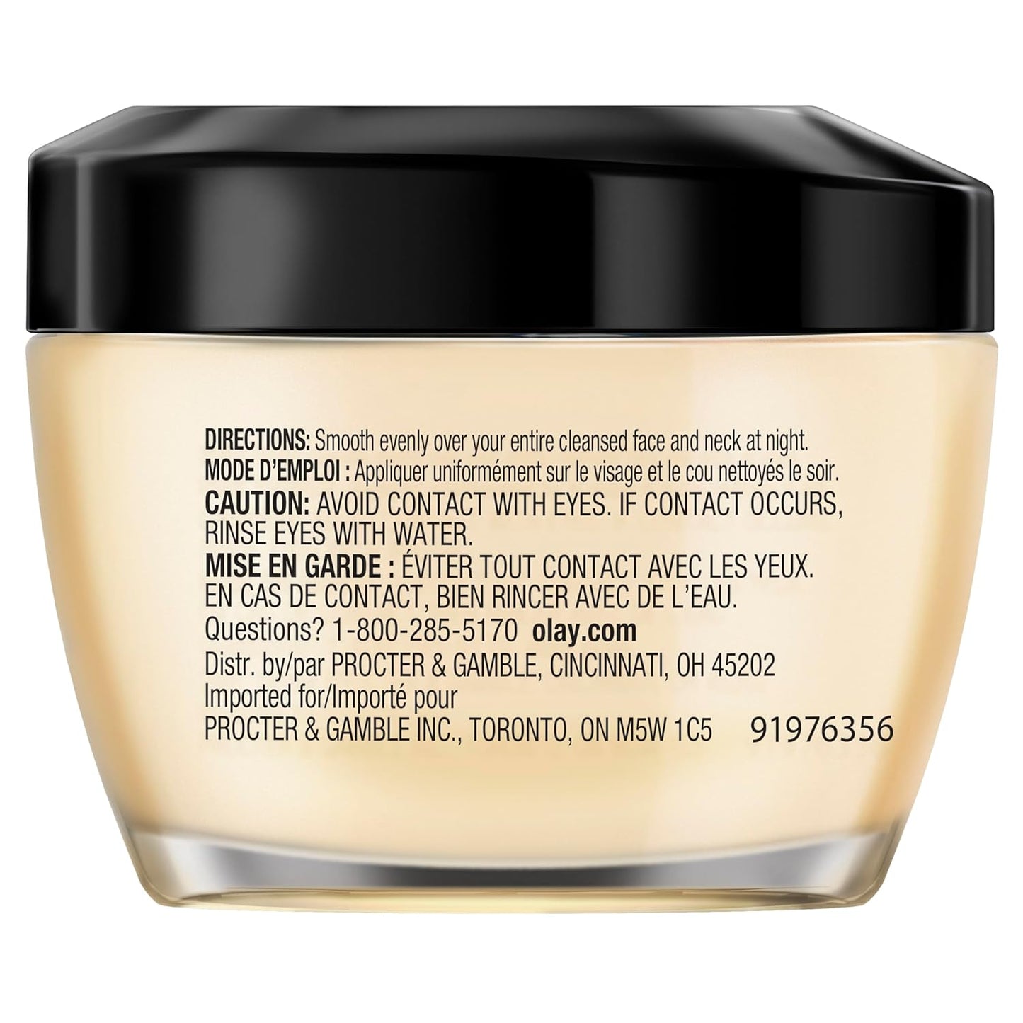 Olay Total Effects 7-in-1 Anti-Aging Night Cream – Firming & Hydrating Night Moisturizer for Women – Evens Tone, Smooths Texture, Reduces Fine Lines – Nighttime Skincare for Mature Skin – 1.7 oz