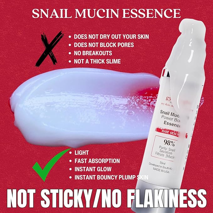gymsegbë Wrinkle Reduce Luminous Serum, Snail Mucin Essence, and Dynamic Hydrating Toner - Korean Anti-aging Bundle S