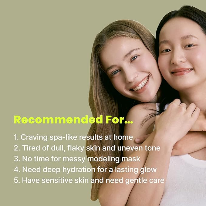 podl All-In-One Hyaluronic Hydrogel Mask(4ea) | Collagen Face Mask for Glass Glow Skin | Deep Hydration & Radiance Boosting | Improves Skin Elasticity & Firmness | Korean Face Mask Skincare