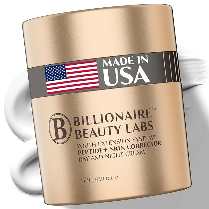 Tri-Peptide Moisturizer – Peptide Cream for Face, Hydrating, Lightweight, Non-Greasy, Promotes Collagen for Firming, Smoothing, Youthful Skin, Fragrance-Free – 1.7 oz (50ml)
