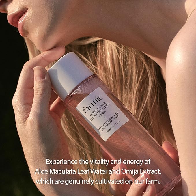 Superful Vegi Glow Toner 6.76 fl.oz (200ml) Aloe & Omija Soothing Moisturizer Facial Vegan Toner Hydrating Radiant Face Cruelty-Free Korean Daily Skincare Prep All Skin Types
