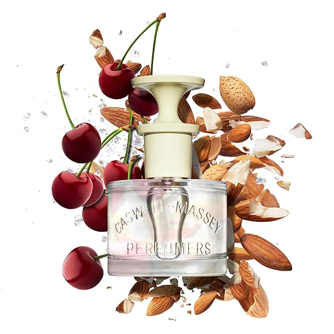 Caswell-Massey Almond Eau De Toilette Perfume Spray, Infused With Cherry, Salt & Tonka Bean, Fragrance for Women, Made in USA, 0.25 Ounces
