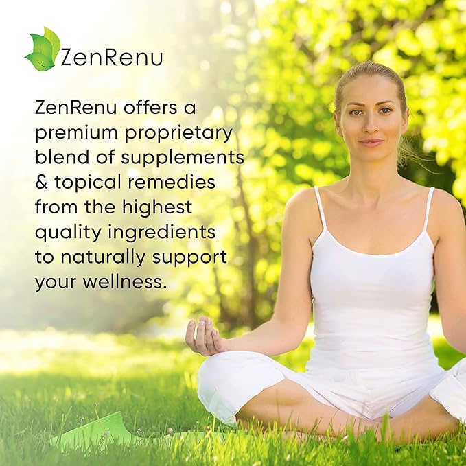 Zenrenu Organic Hemp Turmeric Joints & Muscle Cream with Arnica, MSM, Hemp Oil Extract, & 7 Essential Oils - Non Greasy & Fast Absorbing for Back, Neck, Elbows, Knees, & Hip 4 oz