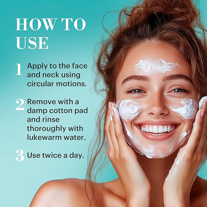Repechage Hydra 4 Cleanser with Seaweed Extracts for Sensitive Skin - Daily Hydrating Gentle Cleanser, Removes Waterproof Makeup, Exfoliating Lactic Acid, Balances and Moisturizes Skin, 6 oz.