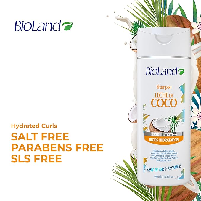Coconut Milk Shampoo - Nourishing & Defining Shampoo for Curly & Dry Hair - 13.53 fl oz (400mL)
