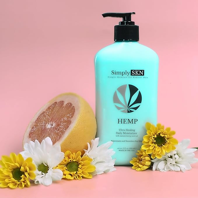 Ultra Healing Hemp Daily Moisturizer - 17 fl. oz. - Made in USA