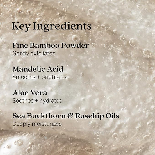 Face & Body Exfoliating Cleanser, John Legend Skincare, Hydrating & Moisturizing Wash, Helps Skin Irritation, with Mandelic Acid for Gentle Exfoliation, 2-Pack (6 oz each)