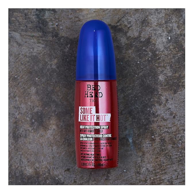 TIGI Bed Head Some Like It Hot Heat Protection Spray for Heat Styling 3.38 fl oz (Pack of 2)