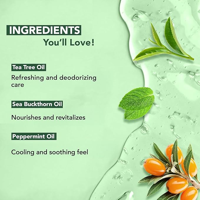 Botanic Hearth Tea Tree Body Wash | 16 Fl Oz | Helps Soothe Itchy, Dry Skin, Antifungal Body Wash With 100% Pure Tea Tree Oil | Sulfate Free, Paraben Free, For Men And Women