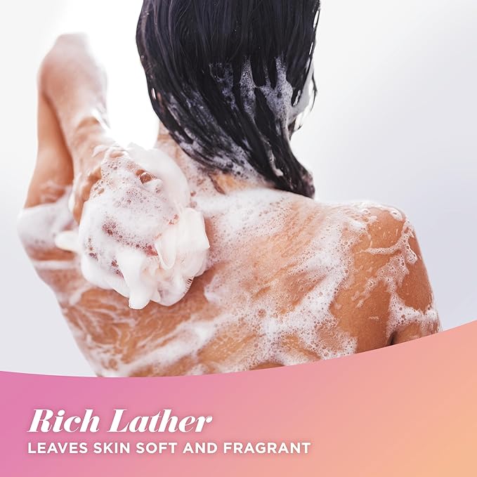 Caress Body Wash Mango & Almond Oil For Smooth And Rejuvenated Skin Body Soap 20 fl oz, Pack of 4