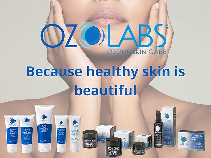OZOLABS Hand Cream for Women and Men – Organic Ozonated Oils | Fast-Absorbing, Non-Greasy | Deep Hydration & Helps Reduce Signs of Aging | Dermatologist Recommended | 3.3 fl. oz.