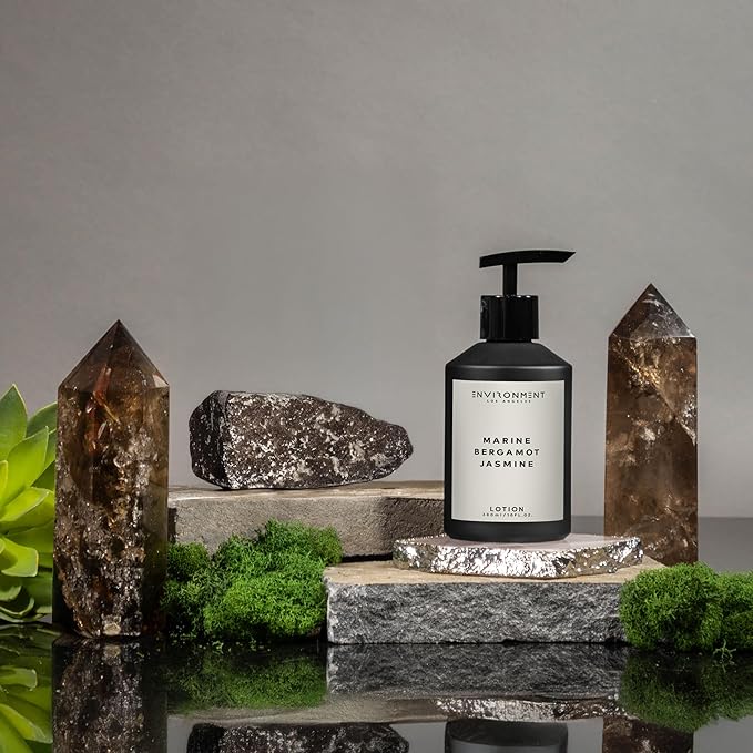 ENVIRONMENT Inspired by 5-Star Hotels RC Lotion, 300ml Luxury Scented Lotion (Marine | Bergamot | Jasmine) Bathroom Luxury, Men & Women High-End Body Lotion, Hand Cream, Dry Skin Treatment