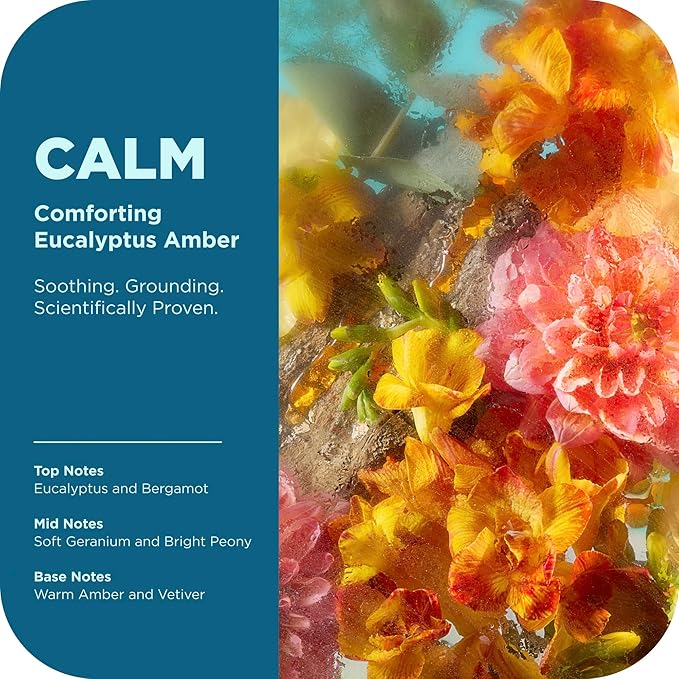 OLLY Calm Body Lotion-Serum with Hyaluronic Acid, Adaptogens & Vitamin B3– Nourishing Cleanser for Skin Barrier Repair, Deep Hydration, Eucalyptus Amber Scent, 8oz