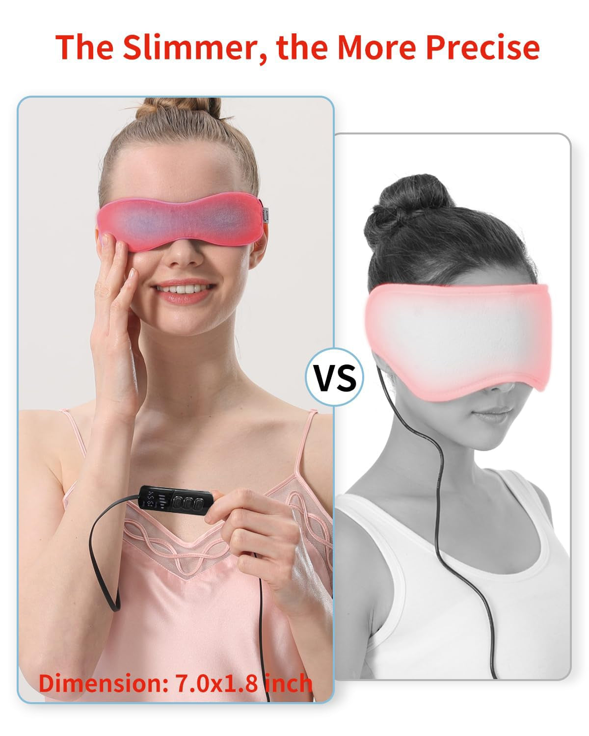 Heated Eye Mask for Dry Eyes, Warm Eye Compress with Flaxseed for MGD, Dry Eye Syndrome, FSA HSA Eligible, Chalazion Blepharitis Stye Eye Treatment, Steam Moist to Unclog Glands (Blue)