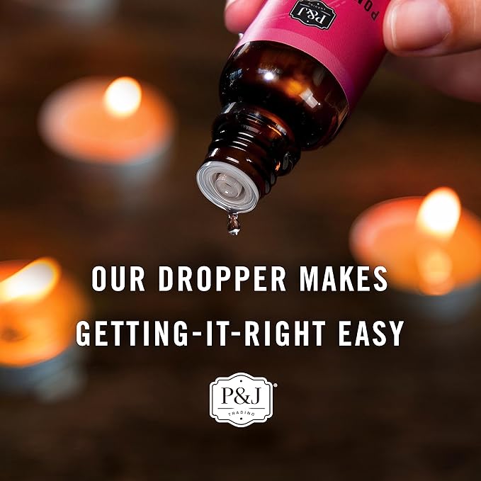 P&J Fragrance Oil Favorites Set | Strawberry, Coconut, Woodbine, Gardenia, Lilac, Cucumber Melon Scents for Candle Making, Soap Making Supplies, Diffuser Oils Scents
