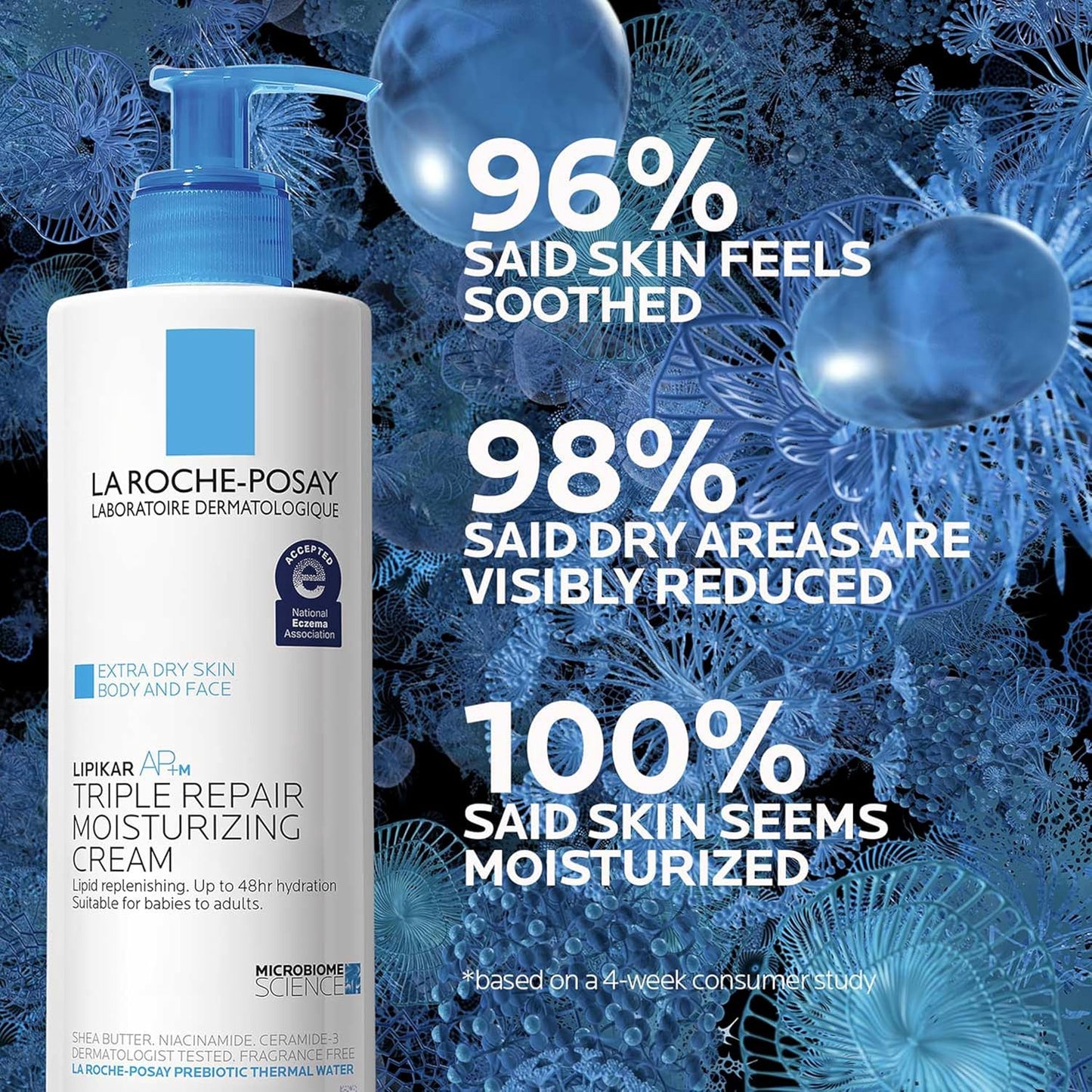 π§ La Roche-Posay Lipikar AP+ Triple Repair Moisturizing Cream β Face & Body Lotion for Dry, Sensitive Skin with Shea Butter & Niacinamide