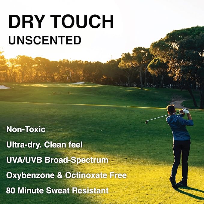 Surface Sunscreen Spray SPF 50 for Body, Natural Formula, Lightweight and Reef Friendly, Broad Spectrum UVA UVB Protection, Water Resistant Sun Care for Outdoor Use, Fragrance Free, 6oz