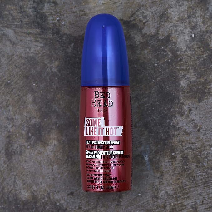TIGI Bed Head Some Like It Hot Heat Protection Spray for Heat Styling 3.38 fl oz (Pack of 2)