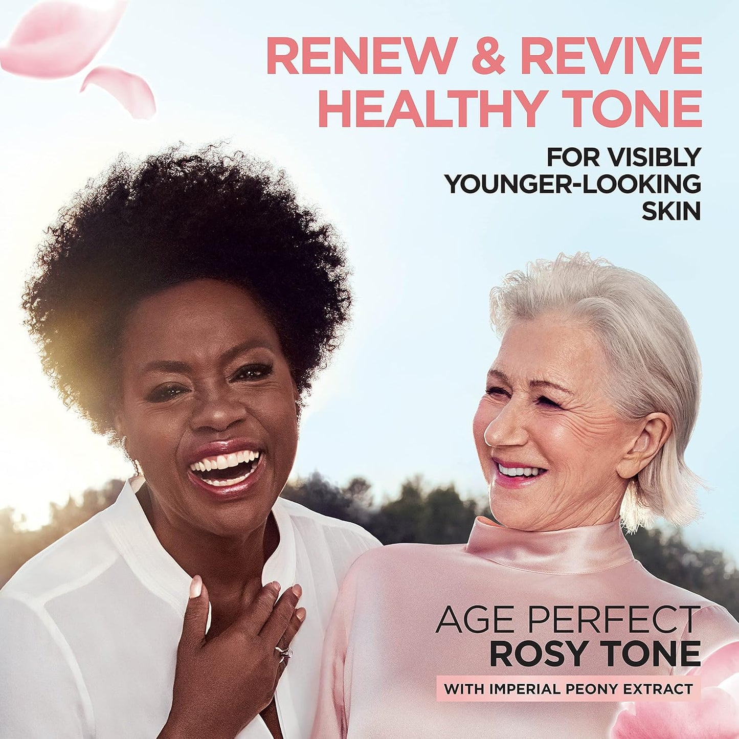 🌹 L'Oreal Paris Age Perfect Rosy Tone Moisturizer – Anti-Sagging & Brightening Face Cream (1.7 oz)